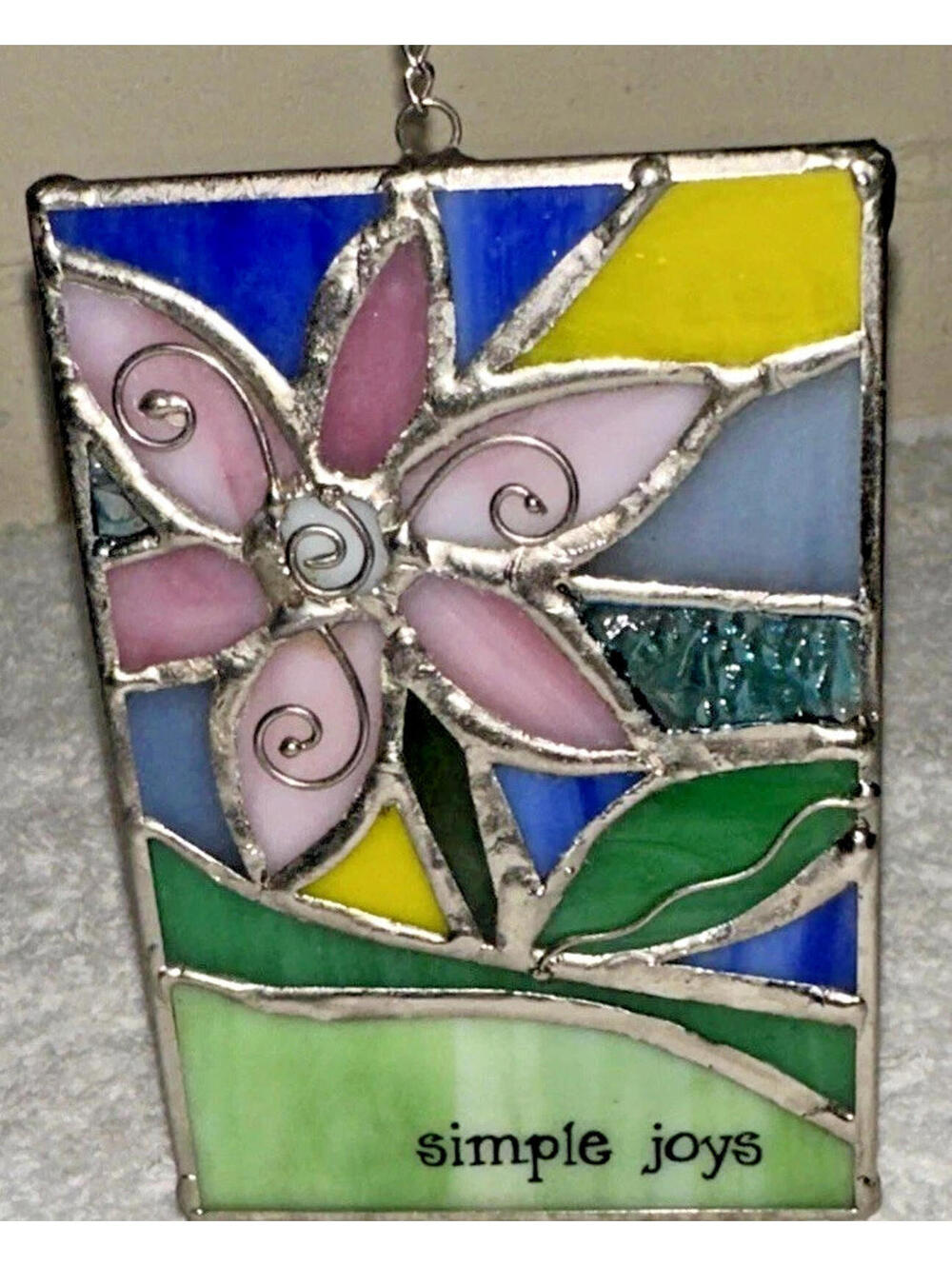 Colorful Sun Catcher-Hang On Your Window-Beautiful, Unique Window Art Flower